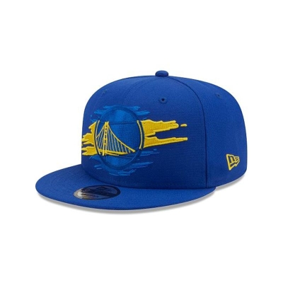 Sapca New Era Golden State Warriors NBA Logo Tear 9FIFTY Snapback - Albastri